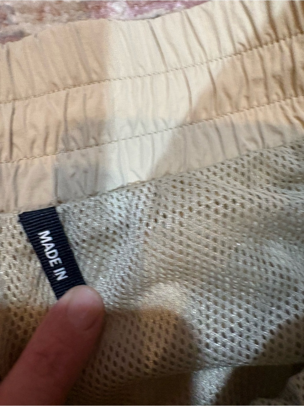 Rare Kith TaylorMade Beige Drawstring Joggers - Picture 5 of 10